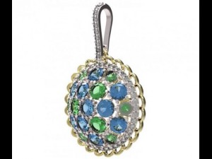 pendant 43 3D मॉडल