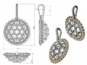 pendant 43 3D मॉडल