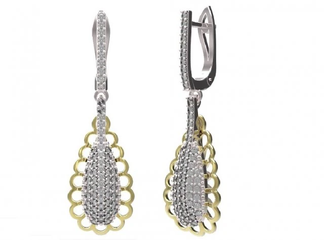 kolczyki 45 Model 3D .c4d .max .obj .3ds .fbx .stl .blend 