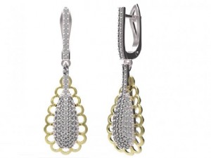 earrings 45 3D मॉडल