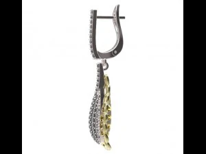 kolczyki 45 Model 3D