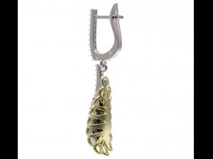 kolczyki 45 Model 3D