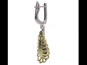 kolczyki 45 Model 3D