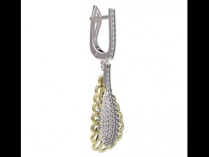 kolczyki 45 Model 3D