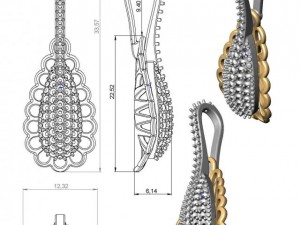 pendant 45 3D 模型