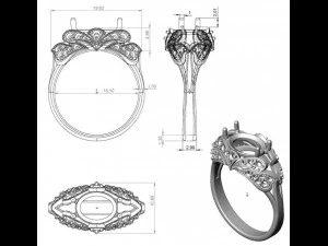 pierścień 48 Model do druku 3D