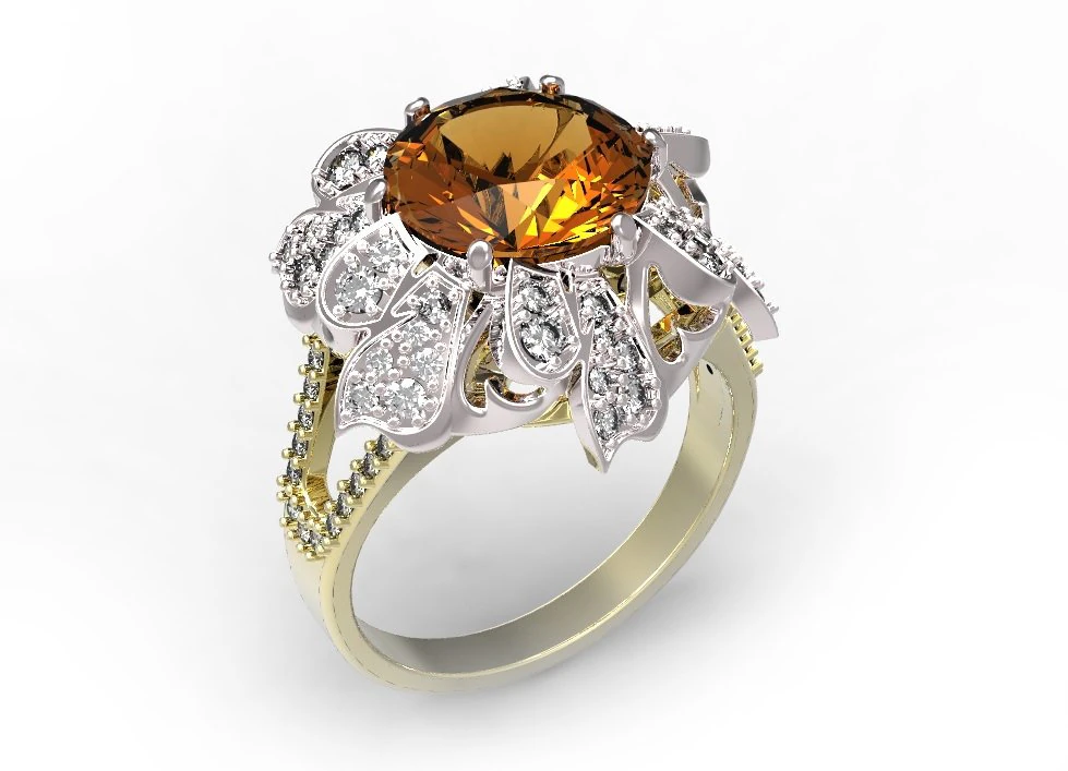ring 49 3D Print Model .c4d .max .obj .3ds .fbx .stl .blend