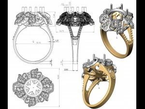 ring 49 3D Print Model