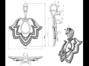 pendant 51 3Dプリントモデル