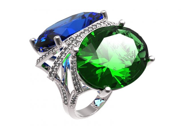 ring  52 Model do druku 3D .c4d .max .obj .3ds .fbx .stl .blend 