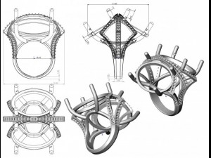 ring  52 Model do druku 3D