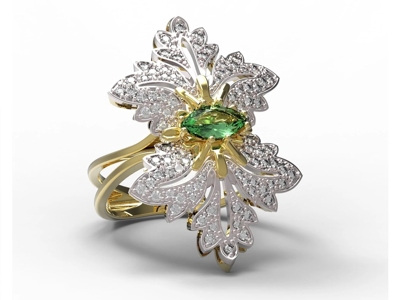 ring 54 3D Print Model .c4d .max .obj .3ds .fbx .stl .blend 