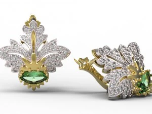 orecchini 54 Modello di stampa 3D