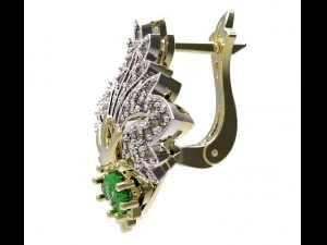 earrings 54 3D Print Model