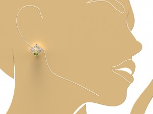earrings 54 Modelo de Impressão 3D