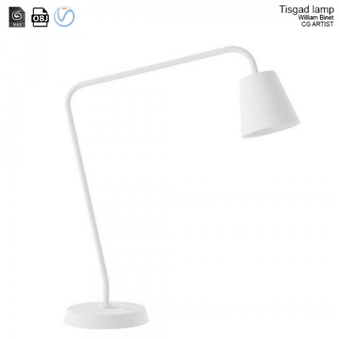 tisgad lamp 3D 模型 .c4d .max .obj .3ds .fbx .stl .blend 