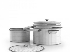 kitchen stuff 3D Model