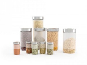 food and spice boxes 3D Model