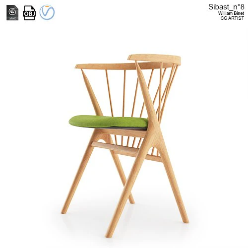 sibast nb8 3D Model .c4d .max .obj .3ds .fbx .stl .blend