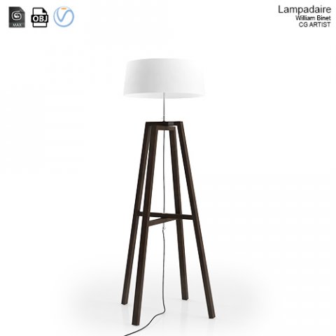 lampadaire cape cod 3D Модель .c4d .max .obj .3ds .fbx .stl .blend 