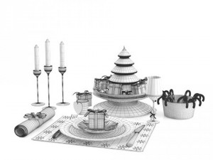 christmas pack Modèle 3D