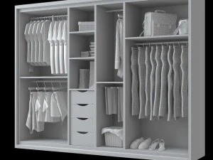 wardrobe 01 3D Model