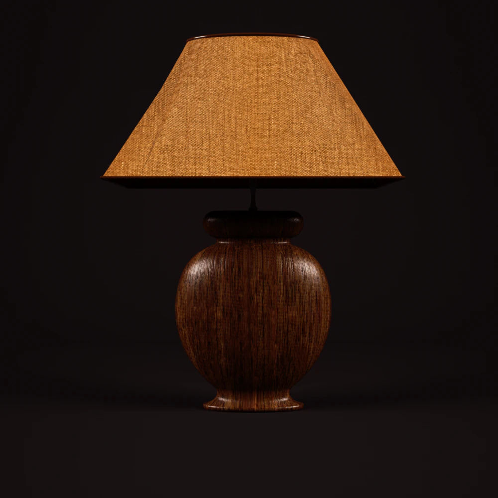 cashew table lamp  sale 3D Model .c4d .max .obj .3ds .fbx .stl .blend 
