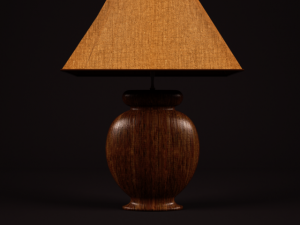 cashew table lamp  sale 3D Model