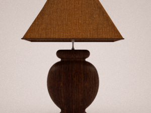 cashew table lamp  sale 3D Model