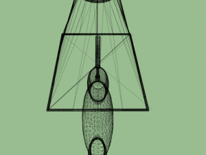 cashew table lamp  sale 3D Model