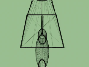 cashew table lamp  sale 3D Model