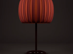 red card table lamp 3D Model