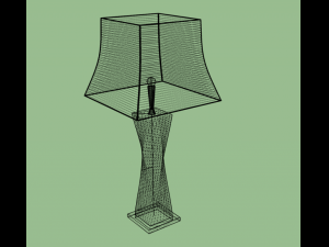 twist table lamp Modelo 3D