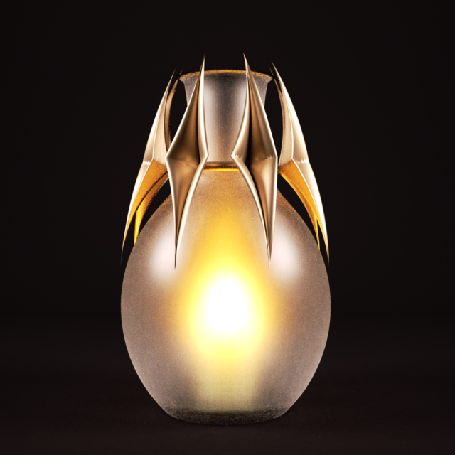 guardians of fire table lamp 3D Model .c4d .max .obj .3ds .fbx .stl .blend 