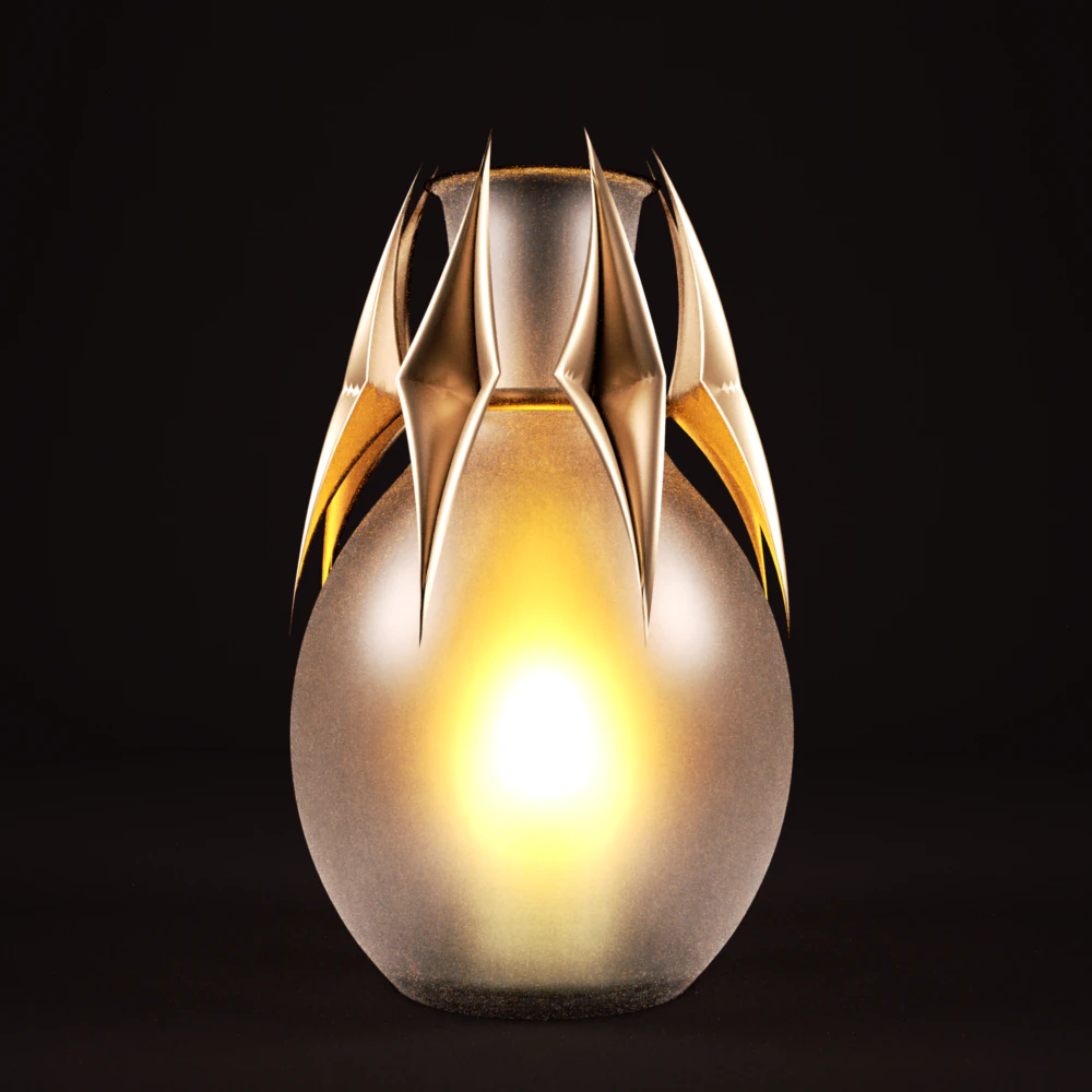 guardians of fire table lamp 3D Model .c4d .max .obj .3ds .fbx .stl .blend 