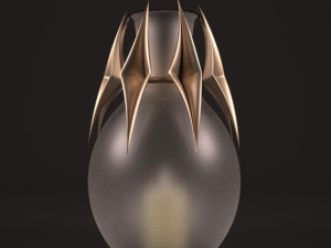 guardians of fire table lamp 3D Model