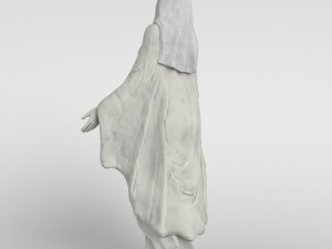 virgin mary statue 3D Model