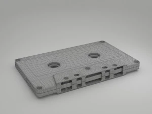vintage audio cassette 3D Model