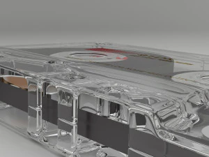 vintage audio cassette 3D Model