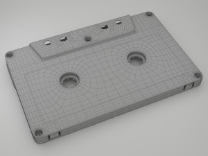 vintage audio cassette Model 3D
