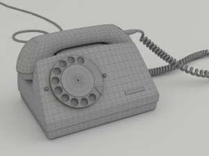 disk phone Modelo 3D