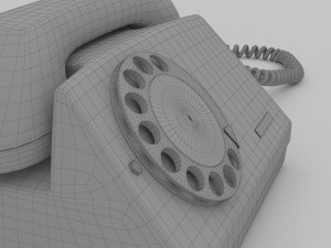 disk phone Modelo 3D