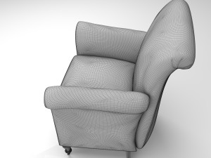 armchair 01 3D 모델