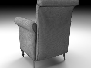 armchair 01 3D 모델