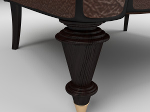 armchair 01 3D 모델