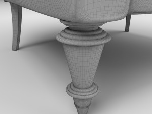 armchair 01 3D 모델