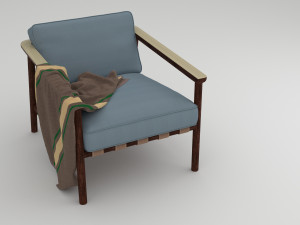 armchair 02 Modèle 3D