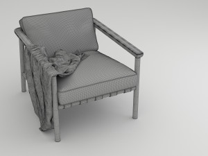 armchair 02 3D 模型