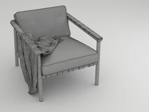 armchair 02 3D Model
