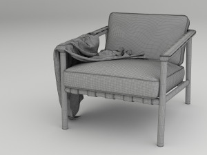 armchair 02 3D 模型